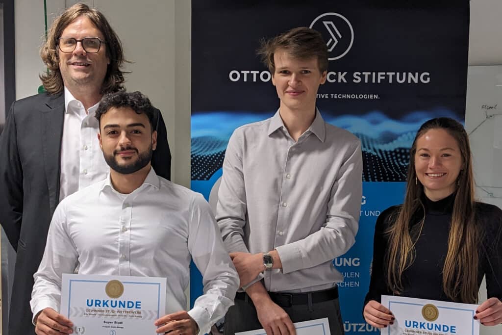 Otto-Spaleck-Stiftung verleiht Publikumspreis an Bionik-Studenten